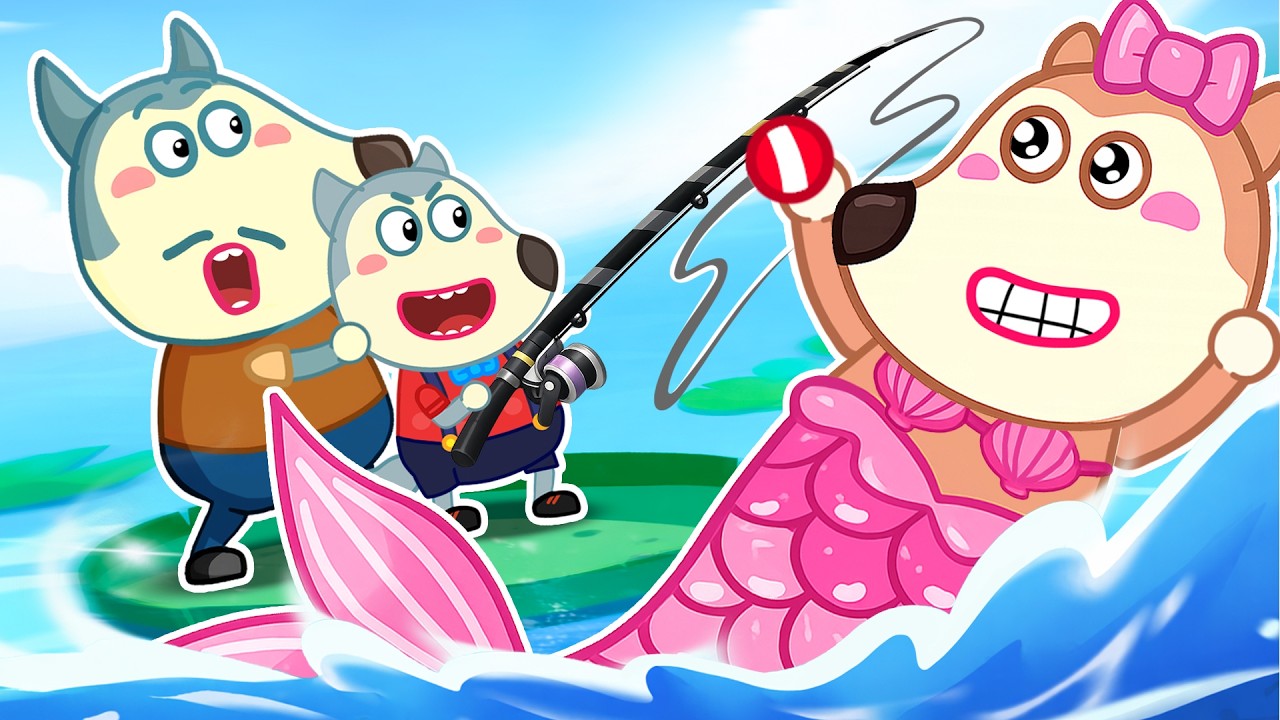 Wolfy's Fishing Adventure! 🐟 Safety Rules for Kids | Wolfy - Baby Cartoons
