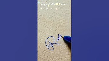 Rida 💜 #shorts #foryou #handwriting #art #signature #andrewtate #song #viral #fyp
