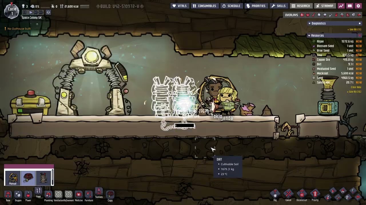 Space Colony 5K First Days