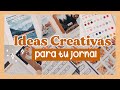 IDEAS CREATIVAS PARA JOURNAL *5 art journal prompts*