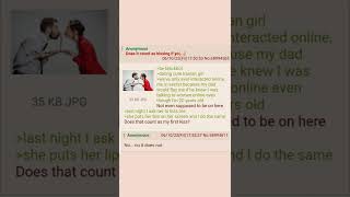 Anon has his first kiss #Shorts