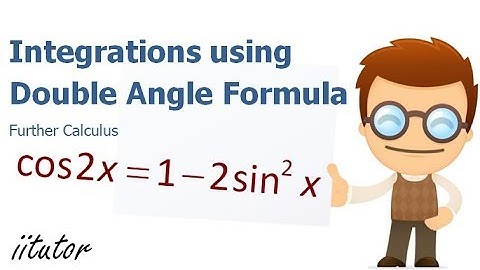 💯 Trigonometric Integrations using Double Angle Formula