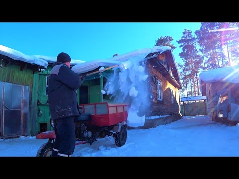 Приблуда для снега и домашние чоко-пай от телепузика. Едем в род дом.