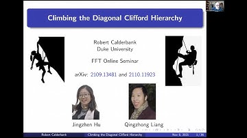 Climbing the Diagonal Clifford Hierarchy - Robert Calderbank - FFT Nov 8th 2021