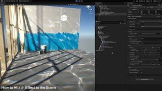 How to Attach Water Caustics Effect to the Scene
