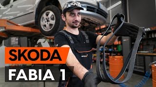 Montaż Rolka kierunkowa / prowadząca, pasek rozrządu SKODA FABIA: instrukcje wideo