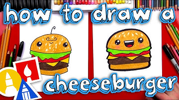 How To Draw A Funny Cheeseburger