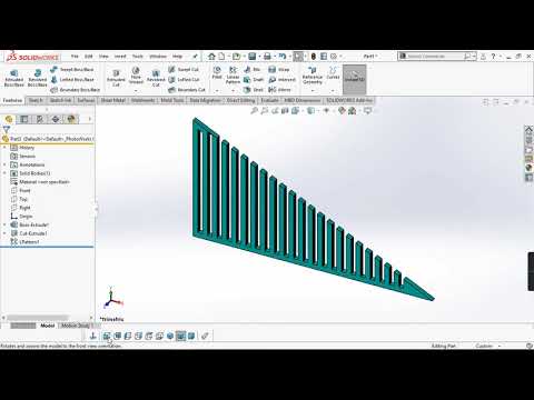 Solidworks Linear Pattern Vary Sketch