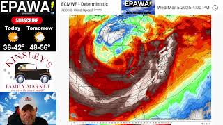 Monday March 3rd, 2025 video forecast