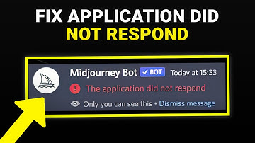 How to Fix The Application Did Not Respond Midjourney (Tutorial)