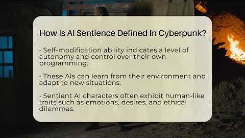 How Is AI Sentience Defined In Cyberpunk? - The SciFi Reel