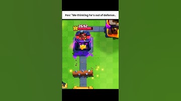 “When you think he has no elixir.. then MK drops 💀🙏 #clashroyale