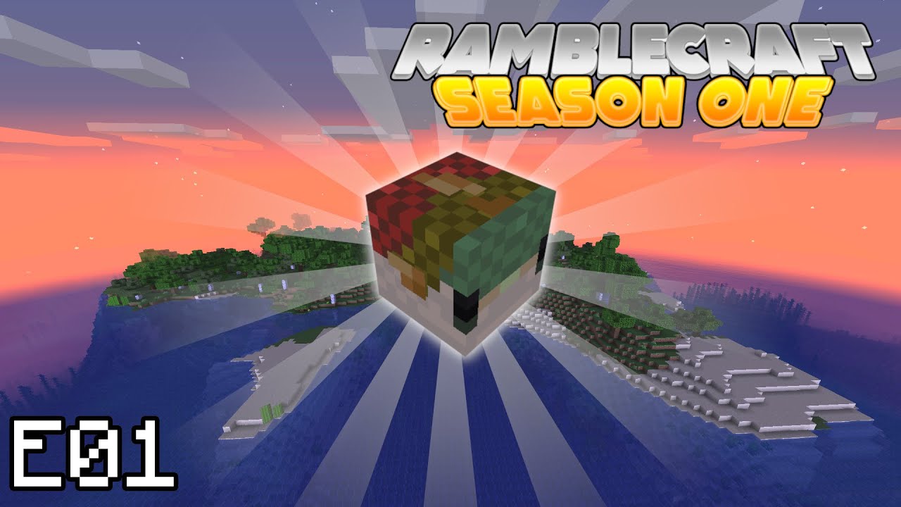 RambleCraft Season 1 - The Rarerest Death in Minecraft!? - E01 - Minecraft 1.16.2 SMP