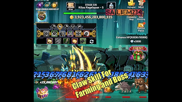 Dark Hero Dash User Claw Skill For Farming and Boss
