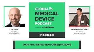 Top 3 Most Cited Issues in Medical Device Inspections from FDA FY2020