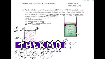 Thermodynamics - 4-4 Ideal Gas Specific Heat example 4