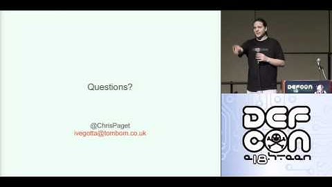 DEFCON 18: Extreme Range RFID Tracking  4/4