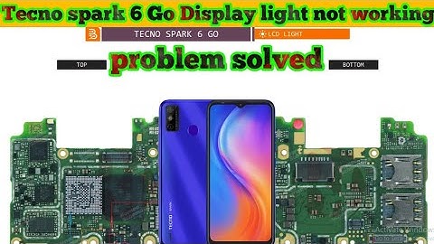 Tecno spark 6 Go Display light not working problem jumper solution|#thesoilboy