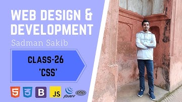 Web Design & Development Bangla Tutorial | Class-26