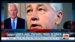 Interview - Cornyn: Hagel is 'honorable man' but 'profoundly wrong for this job'