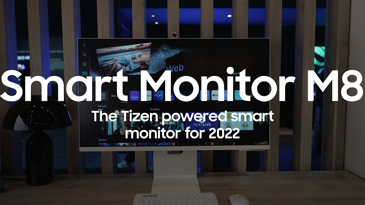 Samsung Smart Monitor M8 | Tizen Powered Monitor - YouTube