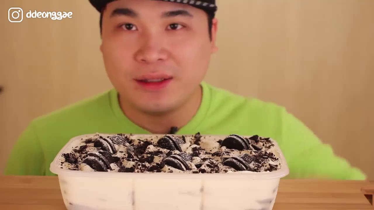 Thánh Ăn Hàn Quốc Ăn Kem Cùng Bánh Oreo~!!