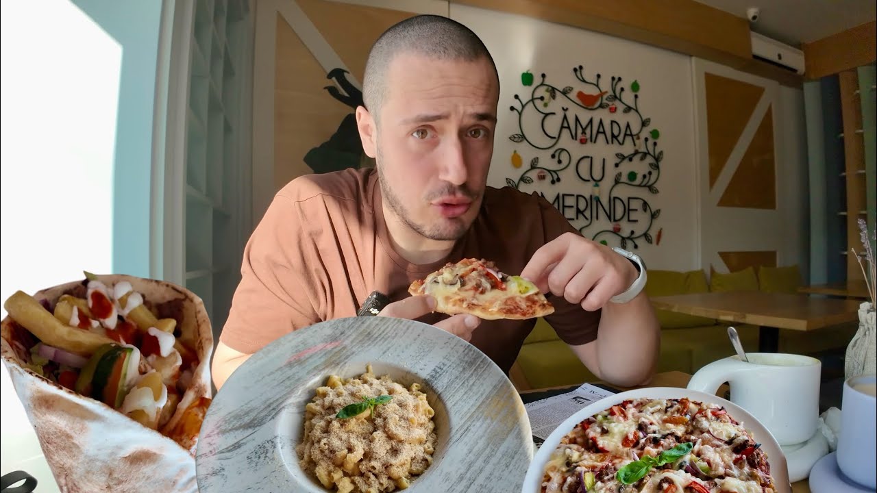 Să o luăm mai ușor cu mâncarea - bun, atunci băgăm Pizza, Shaworma, Paste (vegane)!