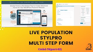 multi step gravity form |Live population | stylpro | part-02(cmbd-76)