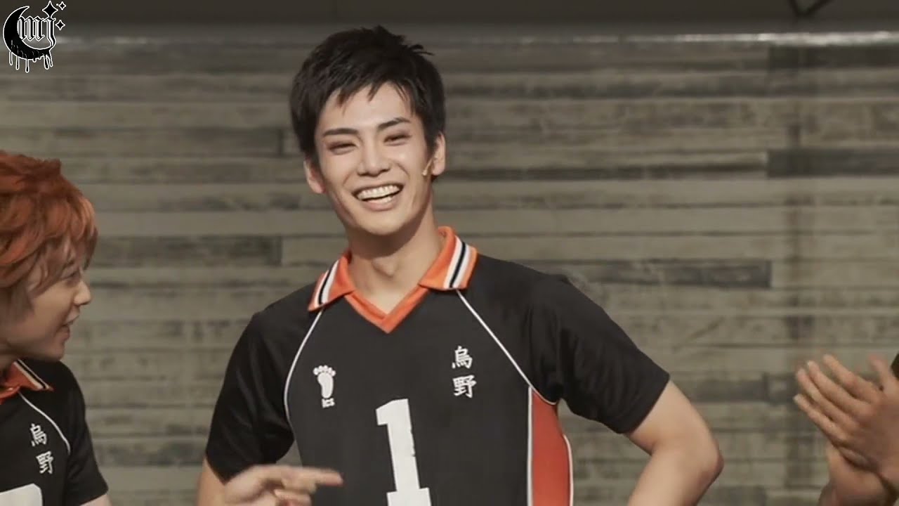 haikyuu - kentaro akisawa as sawamura daichi  [all curtain call moments]