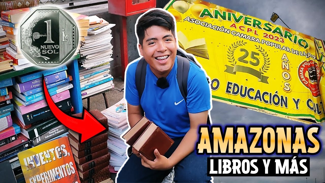 LIBROS A 1 SOL EN AMAZONAS 📚 LA ETERNA FERIA DEL LIBRO EN LIMA