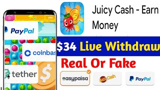 JUICY CASH EARNING APP | BAGONG PAGKAKAKITAAN ONLINE VIA PAYPAL | PARANG CANDY CRUSH LANG screenshot 5