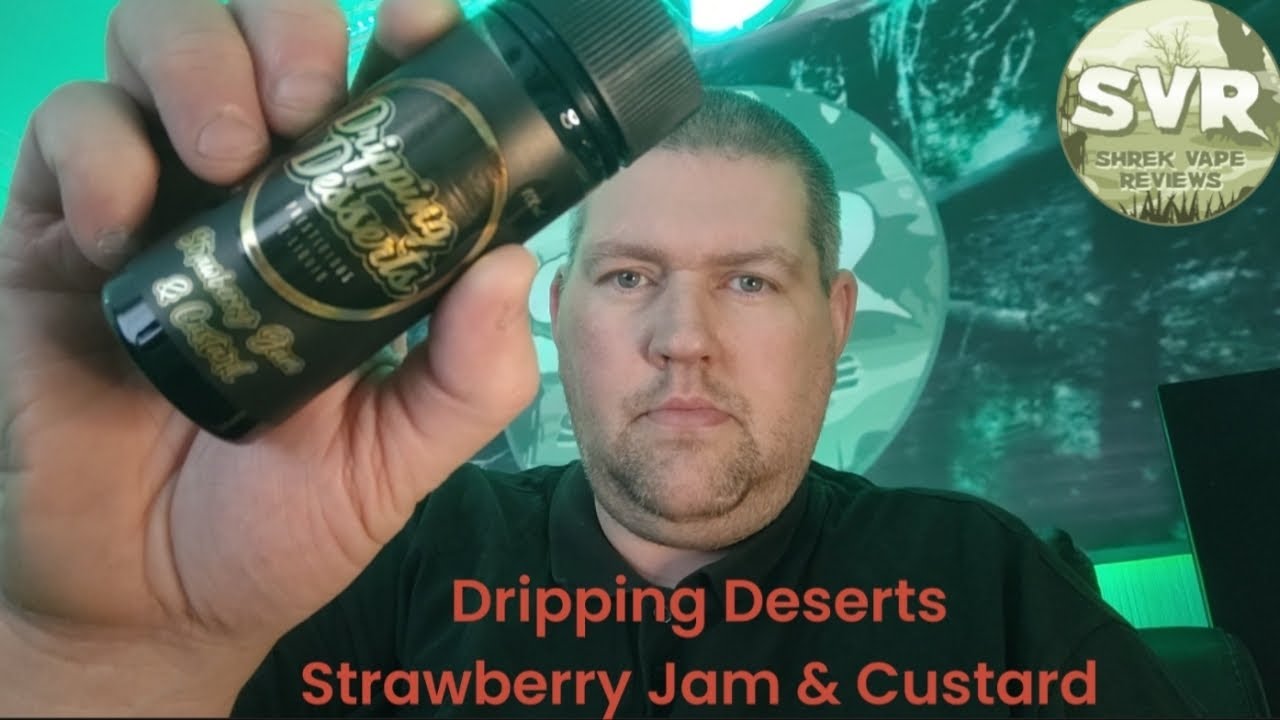Dripping Deserts Strawberry Jam & Custard
