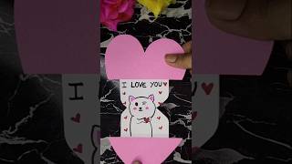 cute way to say I love you❤️#papercraft#paperdiy#giftidea#diy #crafting#subscribe#shorts#youtube