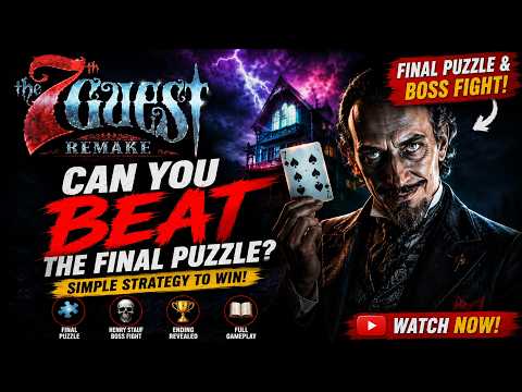 Can You Beat The 7th Guest Remake FINAL Puzzle? | Boss Fight CHEESE Strategy!