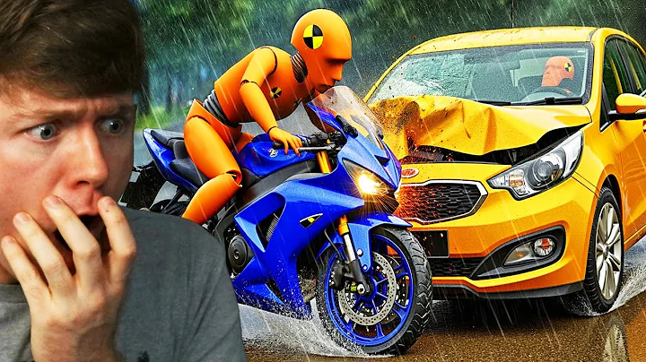 Reacting to CRAZY WET ROAD CRASHES! (BeamNG Drive)