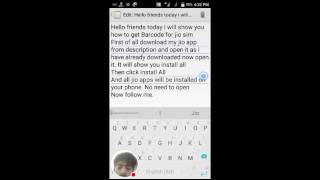 How to get Barcode for jio sim on 3g mobile. screenshot 3