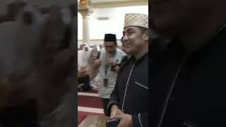 Ustadz Riza Muhammad, Waktu Masuk Ke Masjid Raodhatul Muflihin Sanrangan