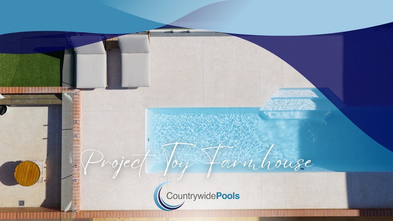 12m Lap Pool Installation in Bindoon | Farmhouse Outdoor Renovation ...