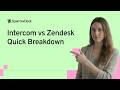 Intercom vs Zendesk: Pricing, features, AI, and which is better in 2026