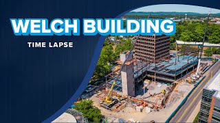 Welch Building Construction Timelapse at Penn State