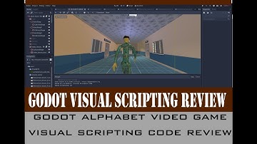 Godot visual scripting alphabet video game review- How I created a game without coding