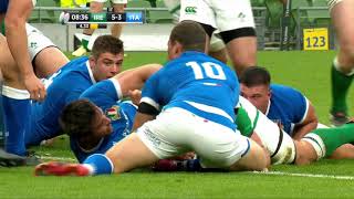Stander goes over for Ireland's first try in Dublin | Guinness Six Nations screenshot 4