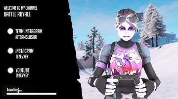 My New Fortnite Loading Screen Intro