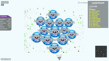 JUST AGAR.IO GAMEPLAY WITH BOTS || OP-BOTS.COM