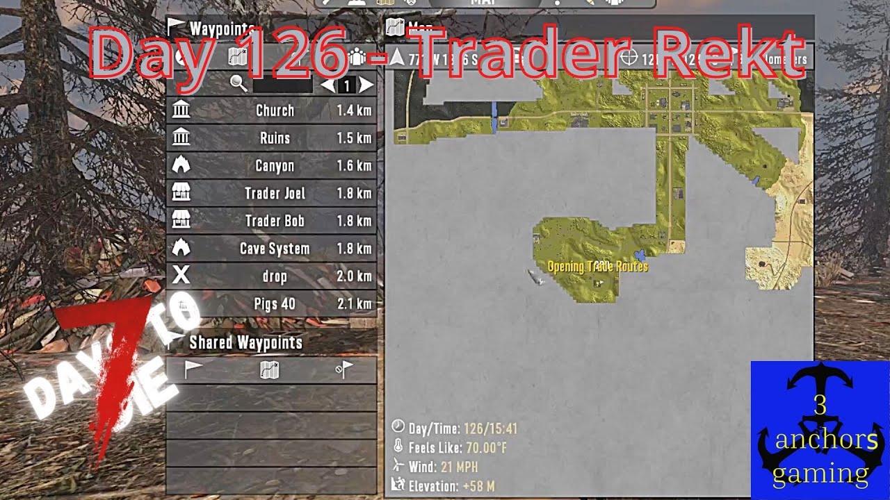 7 days to die A19 day 126 - Trader Rekt - YouTube