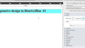Responsive Design in BlueGriffon