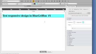 Responsive Design in BlueGriffon