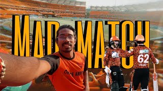 Mad Match Vlog #srhvslsg | Witnessed live #uppalstadium