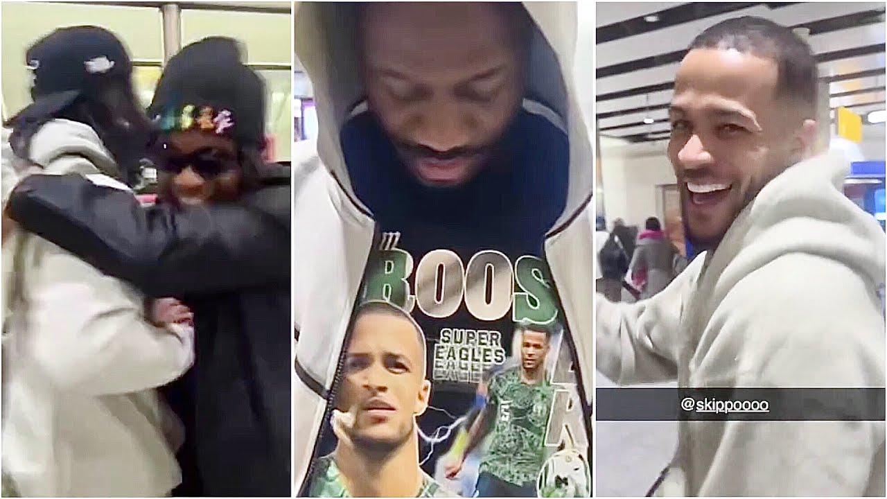 SUPER EAGLES PLAYERS CAUSE DRAMA AT THE AIRPORT