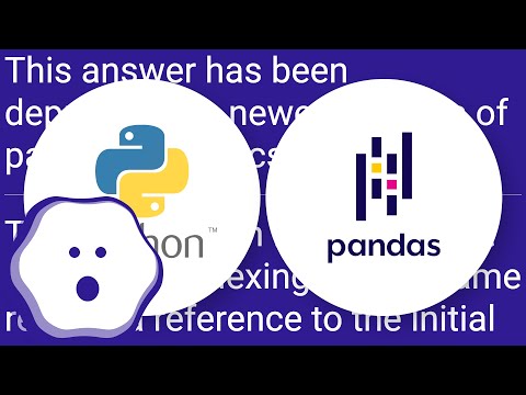 why should I make a copy of a data frame in pandas